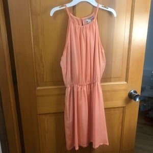 Peach High Neck Dress BOGO